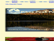 Tablet Screenshot of kayak.spirithawk.net